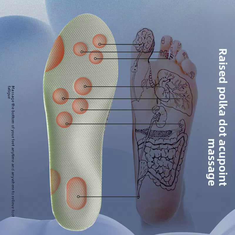 Comfortable Shock-Absorbing Anti-Odor Shoe Insoles Shield Tread