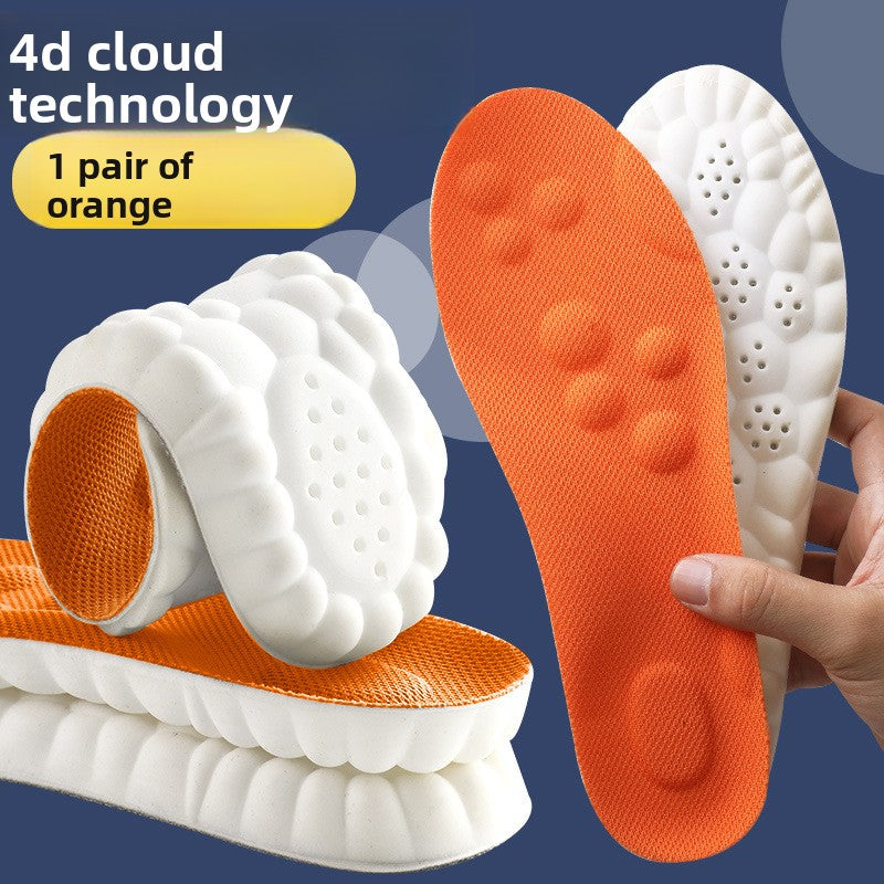 Comfortable Shock-Absorbing Anti-Odor Shoe Insoles Shield Tread