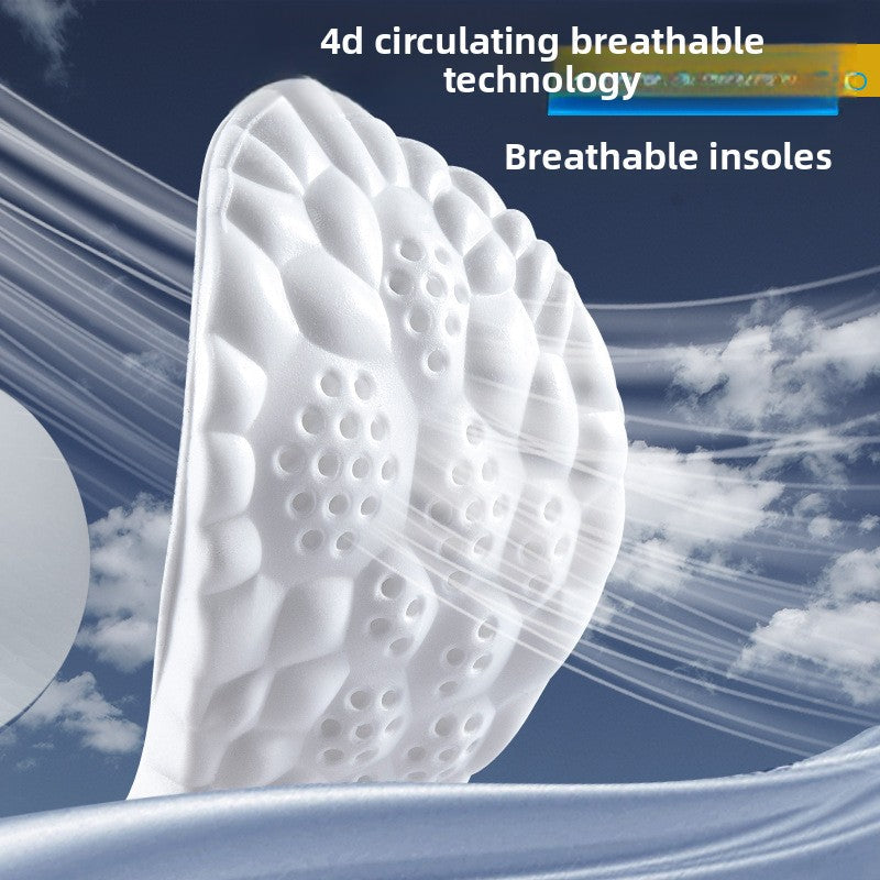 Comfortable Breathable Shock Absorption Shoe Insoles Shield Tread