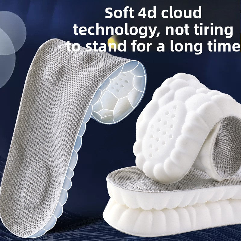 Comfortable Shock-Absorbing Anti-Odor Shoe Insoles Shield Tread