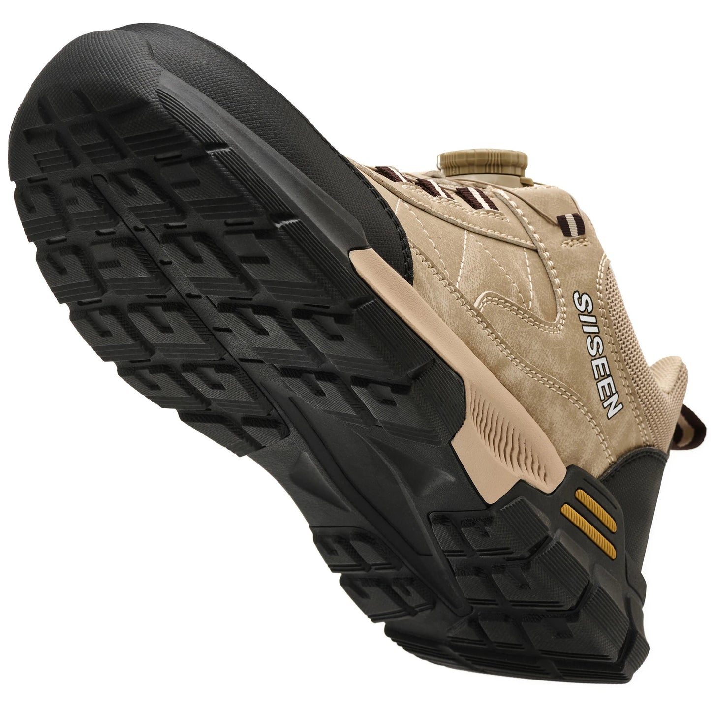 Rubber Sole Anti-slip Lightweight Quick Lacing Sneaker Men Work Women Specifications Safety Shoes for Engineers Shield Tread