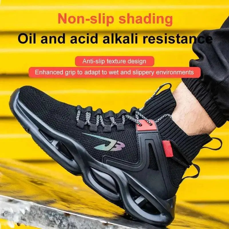 ShieldTread FlexiGuard™ Flux Apex: The Future of Work Boots for Men - Shield Tread