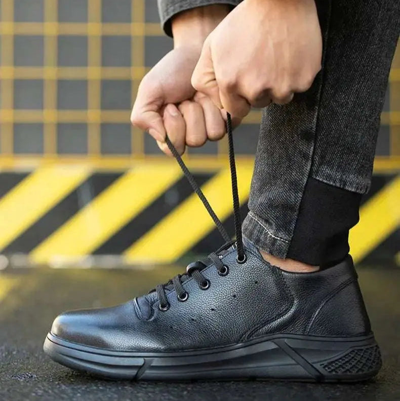 ShieldTread UrbanGuard™ Classic: The Ultimate Slip Resistant Work Shoes - Shield Tread