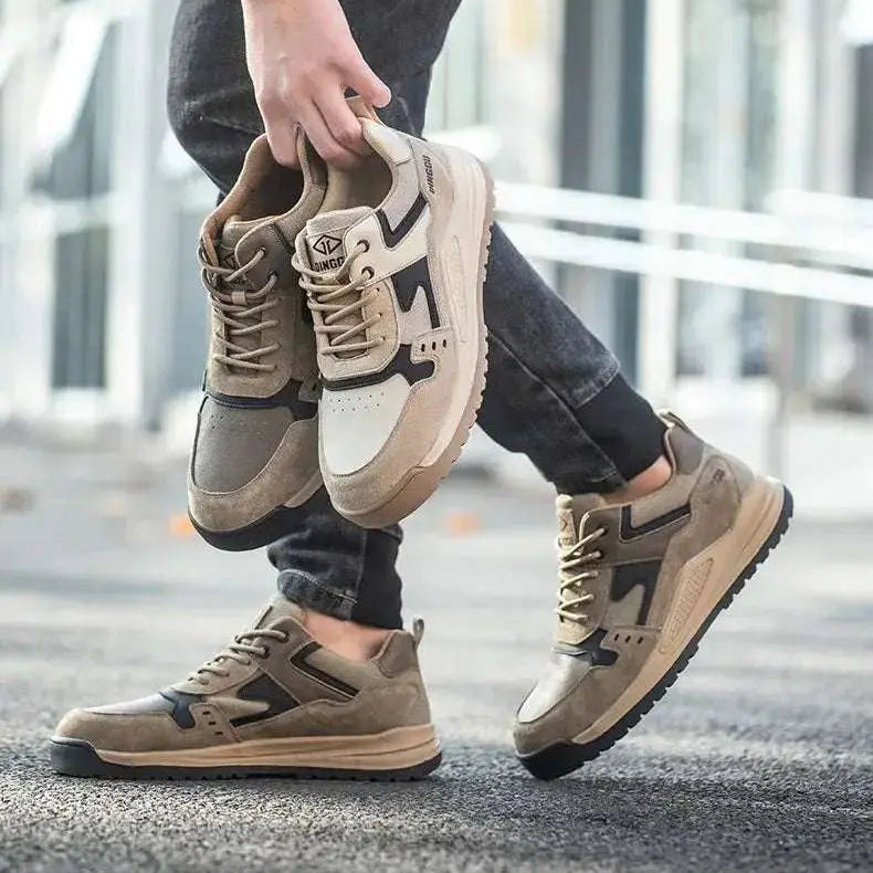 Shieldtread Men’s FlexiGuard™ Core: The Ultimate Steel Toe Work Shoes - Shield Tread