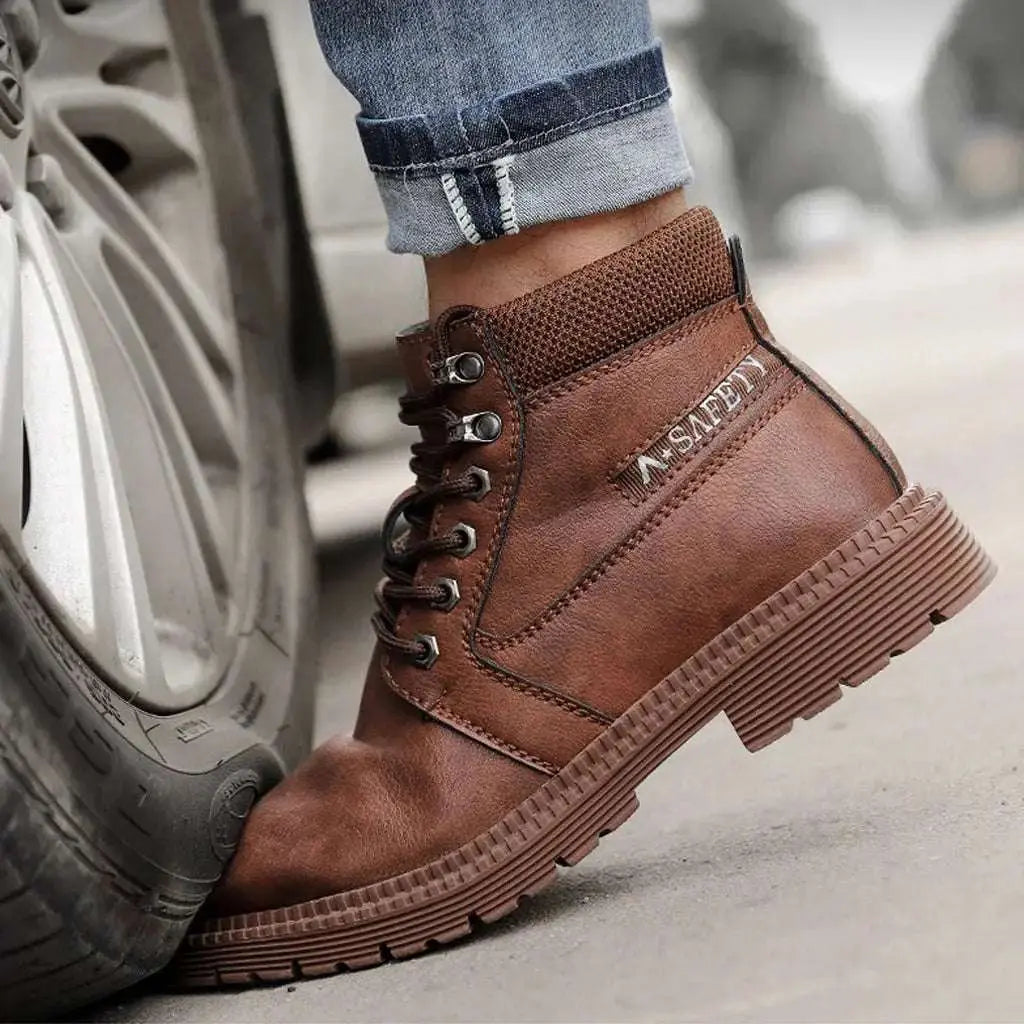 Shieldtread ProForge™ Ironclad: The Ultimate Steel Toe Boots for Men - Shield Tread