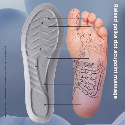 Comfortable Breathable Shock Absorption Shoe Insoles Shield Tread