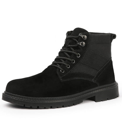 ShieldTread UrbanGuard™ Nomad – Suede Leather Steel Toe Safety Boots - Shield Tread