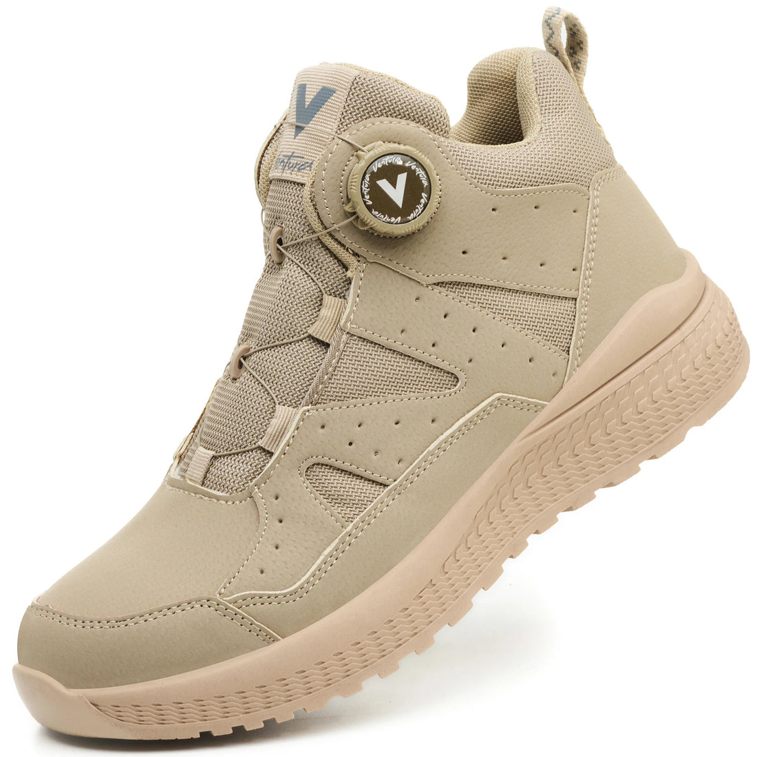 Stock Anti-Slip Quick Lacing Steel Toe Leather Safety Shoes Breathable Impact Resistance Anti-Blocking Winter Factory Shield Tread