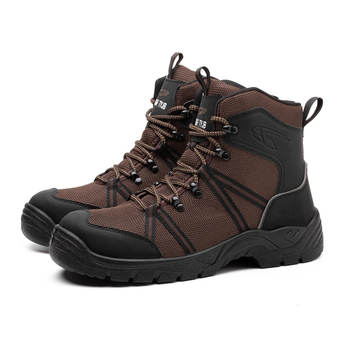 Men's High Cut Long Luxury Working Industrial Safety Boots Total Dark Brown Oil-Resistant Construction Steel Toe Winter Sale Shield Tread