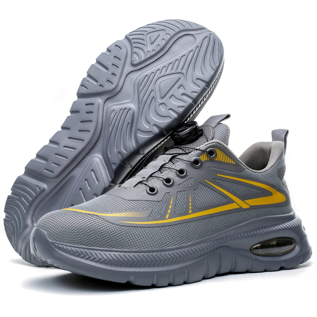 Black Tiger S1P Anti-Slip Men's Steel Toe Sneakers Lightweight Work Safety Shoes Standard Work Time Functional Factory Winter Shield Tread