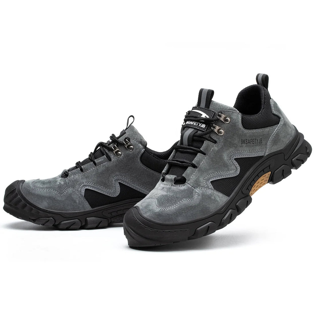 Men's Winter Welding Work Safety Boots Suede Leather Boot with Steel Toe for Factory Use Shield Tread