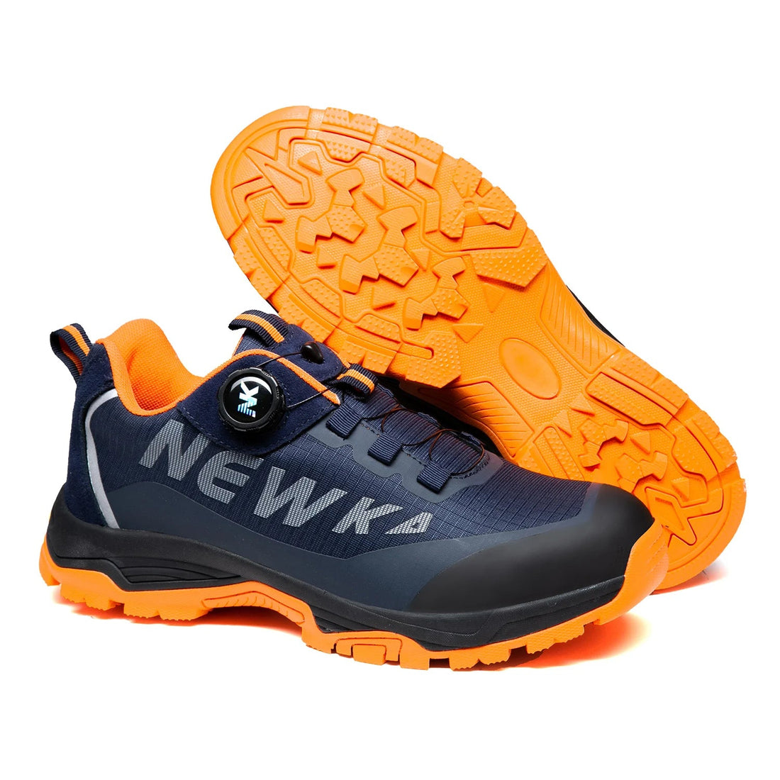 Top Quality Steel Toe Non-Slip Dual Density PU Sole Comfortable Mesh Upper Metal Long Men Casual Custom Logo Safety Shoes Shield Tread