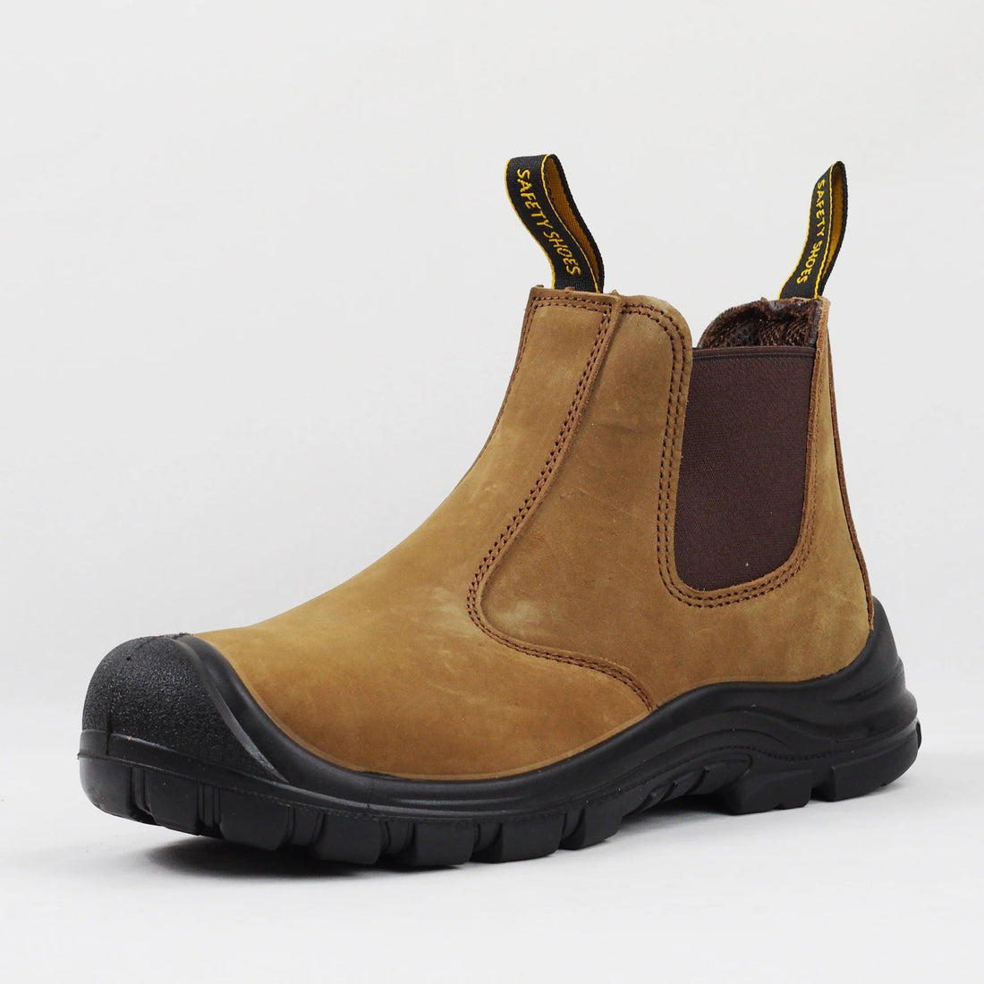 Newstyle Genuine Leather Chelsea Work Casual Sports Low Cut Woman Engineering Expensive Working Safety Boots for Men Shield Tread