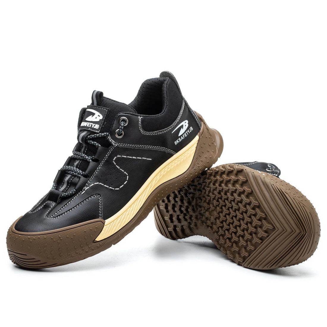 Anti Static Leather Lightweight Armored Rigger Brown Plastic Steel Toe Men Security Construction En20345 Shoes Safety Boots Shield Tread