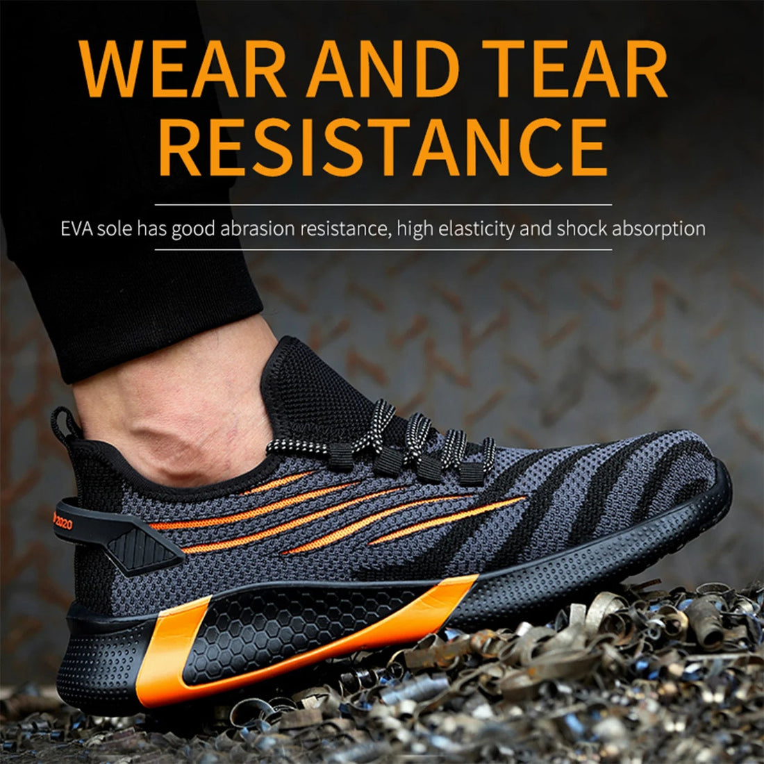 ZP Manufacturer Construction Waterproof Steel Toe Large Size Eu 50 Sport Light Weight Steel Toe Work Womens Safety Shoes for Men Shield Tread