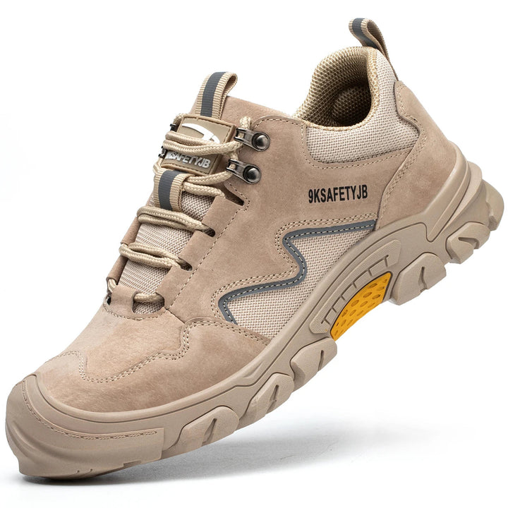 Men's Winter Welding Work Safety Boots Suede Leather Boot with Steel Toe for Factory Use Shield Tread