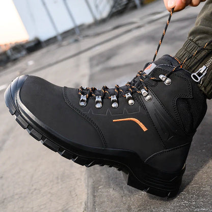 ShieldTread ProForge™ Sentinel 2: The Ultimate Waterproof Leather Work Boots - Shield Tread