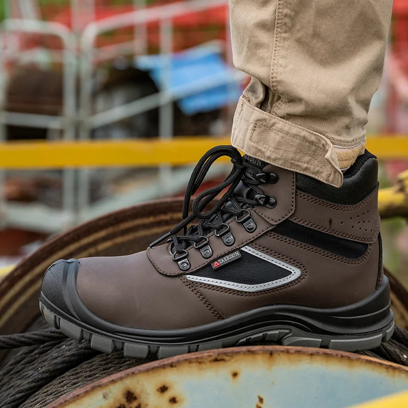 ShieldTread ProForge™ Sentinel: The Ultimate Waterproof Safety Toe Boots - Shield Tread