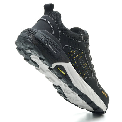 Fashion Style Lightweight Rubber Sole Steel Toe Comfortable Mesh Upper Metal Long Men Casual Custom Logo Safety Shoes Shield Tread