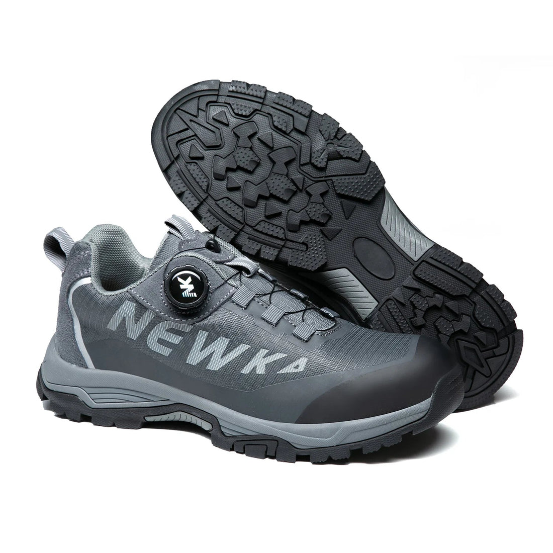 Top Quality Steel Toe Non-Slip Dual Density PU Sole Comfortable Mesh Upper Metal Long Men Casual Custom Logo Safety Shoes Shield Tread