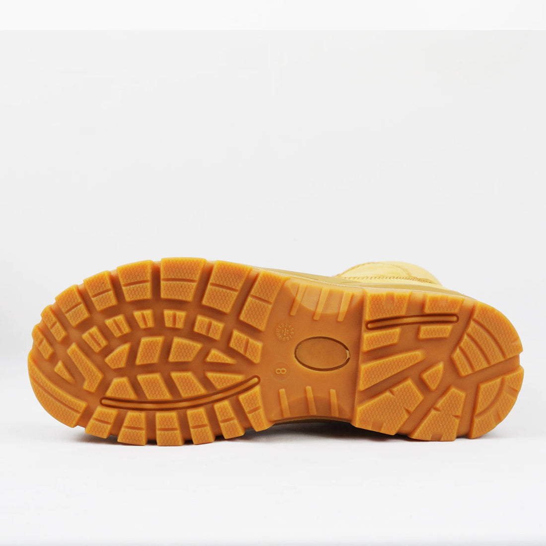 Sole Acid Oil Resistant Rubber Head Cow Leather Anti Slip Construction Mid Cut Waterproof Dual Density PU Safety Boots Shield Tread