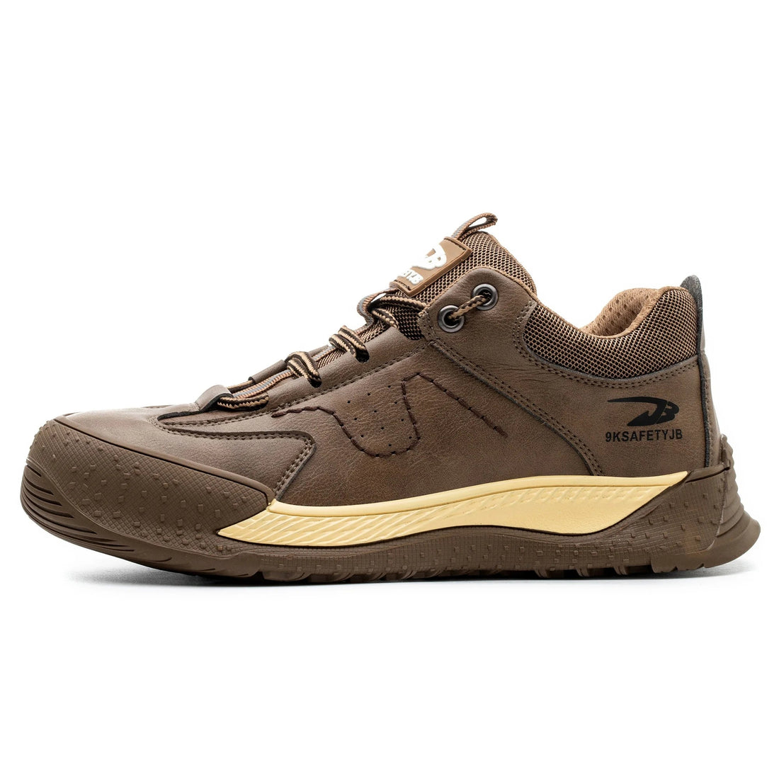 Anti Static Leather Lightweight Armored Rigger Brown Plastic Steel Toe Men Security Construction En20345 Shoes Safety Boots Shield Tread