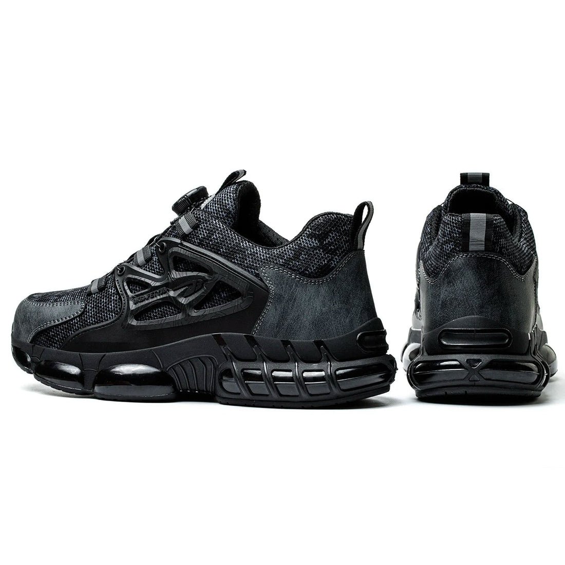 Quick Lacing Breathable Anti-smashing Specifications Metal Non slip Security Guard Work Men Steel Toe Safety Shoes Shield Tread