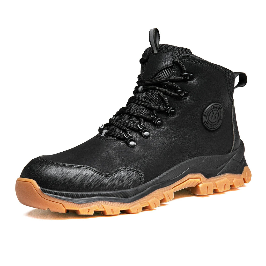 Steel Toe Wear Resistant Shock Absorption TPR Sole Comfortable Mesh Upper Metal Long Men Casual Custom Logo Safety Shoes Shield Tread