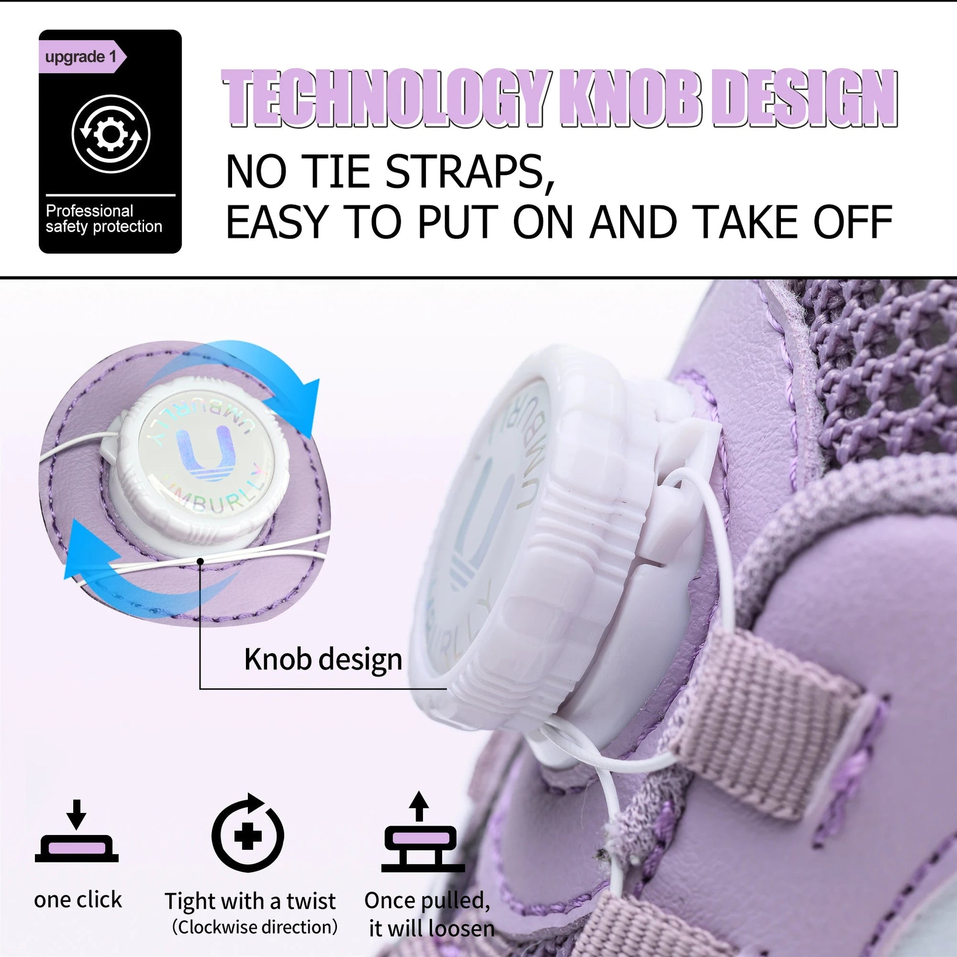 Purple Anti-Smashing Steel Toe Work Safety Shoes Lightweight Non-Slip for Ladies Low Cut for Office & Factory Workers Shield Tread