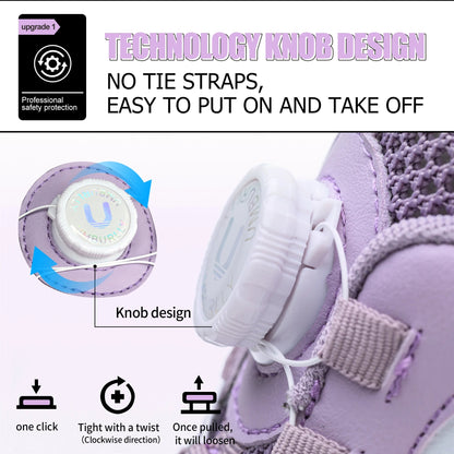 Purple Anti-Smashing Steel Toe Work Safety Shoes Lightweight Non-Slip for Ladies Low Cut for Office & Factory Workers Shield Tread