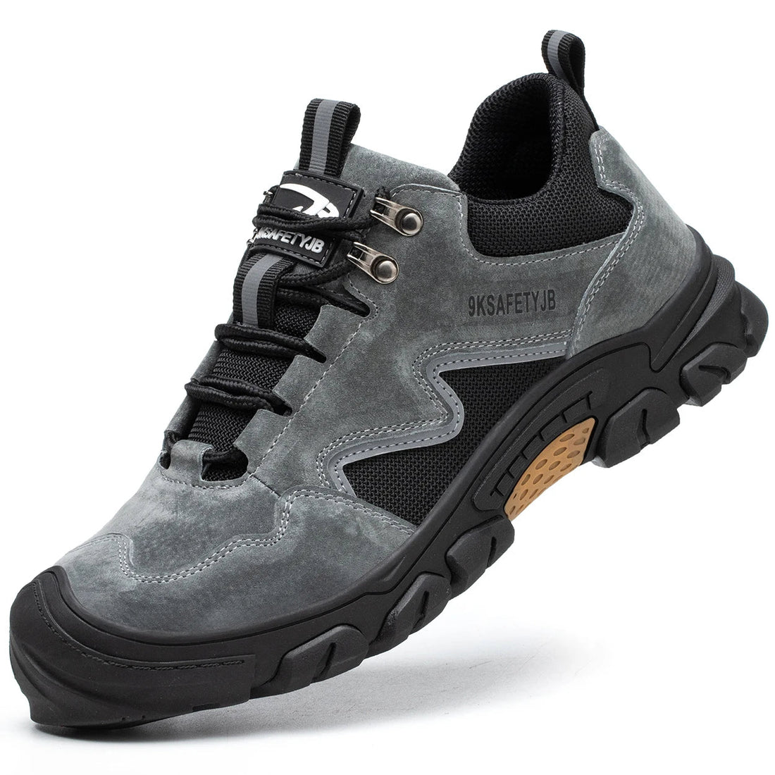 Men's Winter Welding Work Safety Boots Suede Leather Boot with Steel Toe for Factory Use Shield Tread