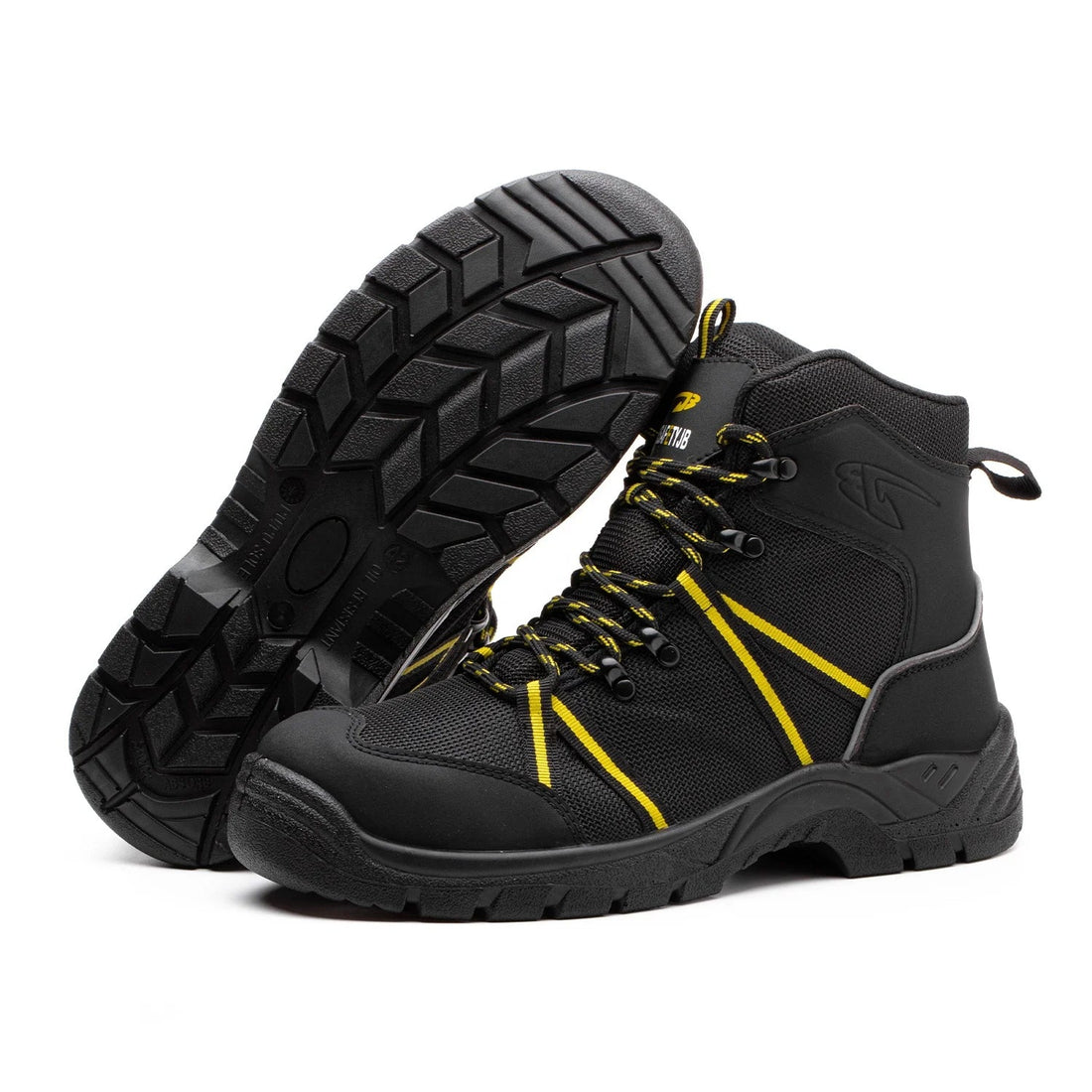 Men's High Cut Long Luxury Working Industrial Safety Boots Total Dark Brown Oil-Resistant Construction Steel Toe Winter Sale Shield Tread