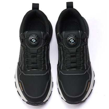 Fashion Style Lightweight Rubber Sole Steel Toe Comfortable Mesh Upper Metal Long Men Casual Custom Logo Safety Shoes Shield Tread