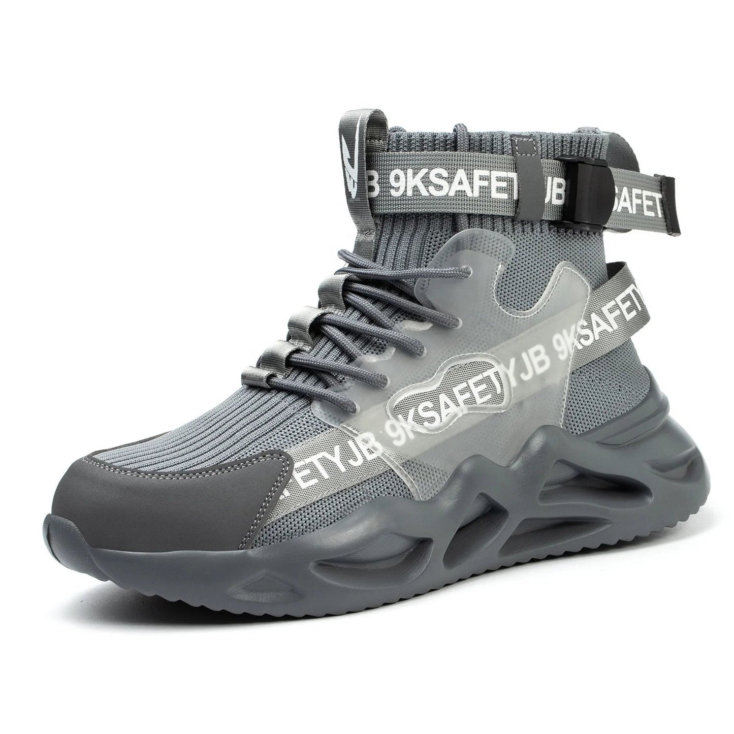 Waterproof Women Construction Funky High Cut Long Safety Men Work Steel Toe Working Industrial Fly Knit Sale Safety Boot for Men Shield Tread