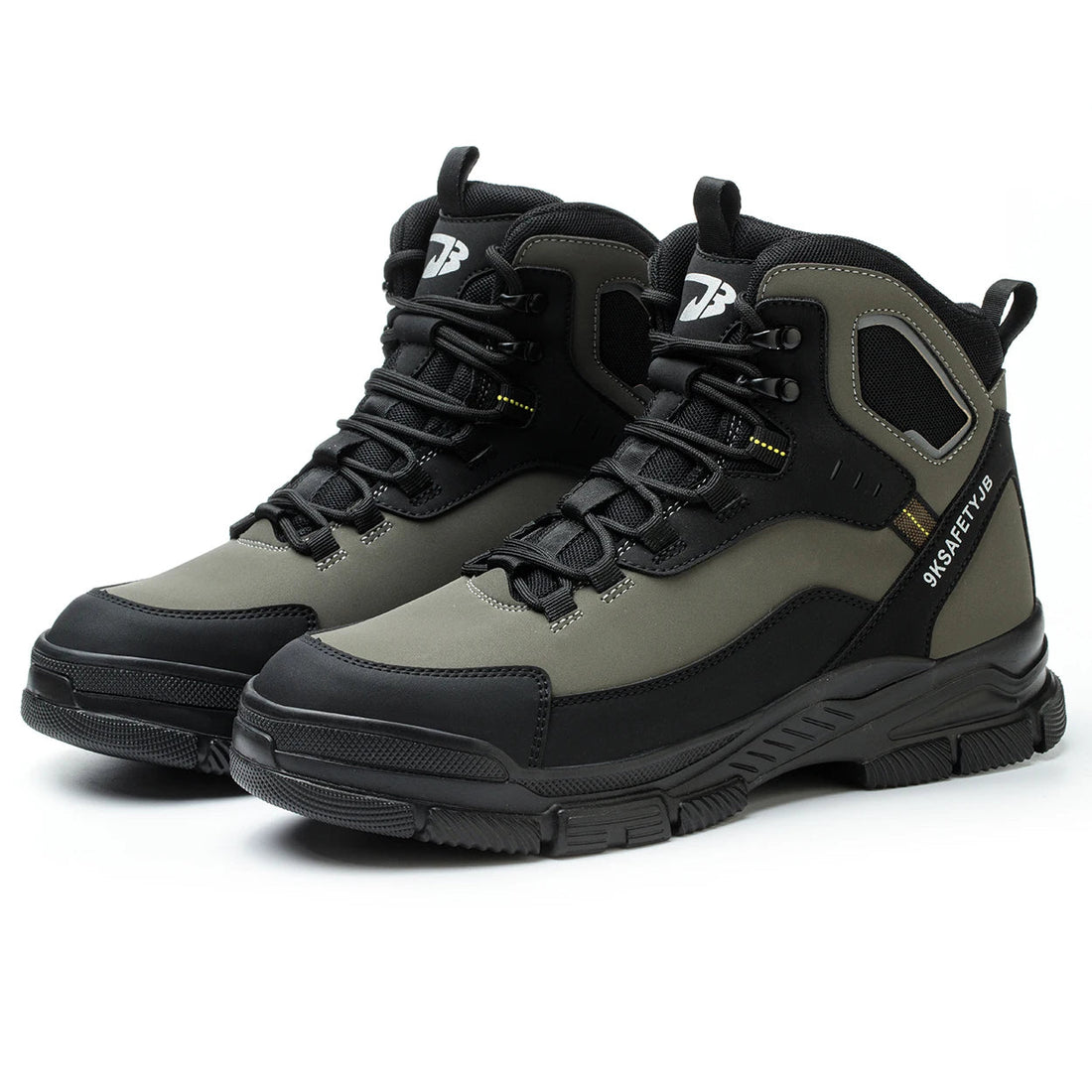 Anti Puncture Ergonomic WaterProof Lightweight Microfiber Leather Breathable Lining Steel Toe Safety Shoes for Man Shield Tread
