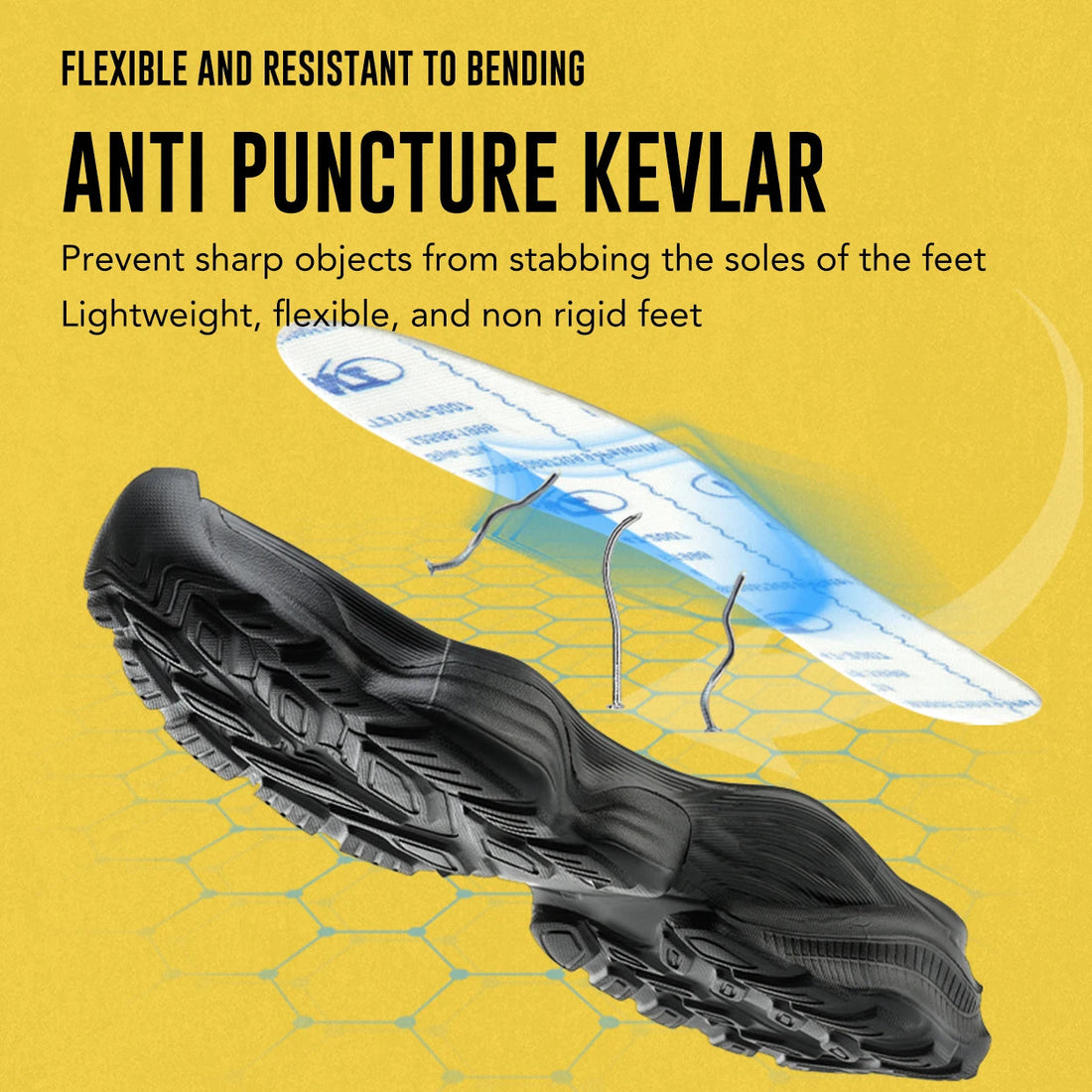 Anti Puncture Latest Ergonomic Nail Proof Quickly Lace Knob Shoelaces Mesh Lining Stelltoe Safety Shoes for Man Good Quality Shield Tread