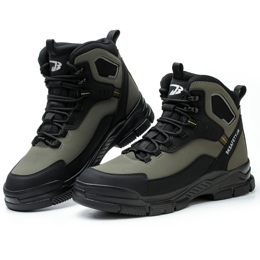 Anti Puncture Ergonomic WaterProof Lightweight Microfiber Leather Breathable Lining Steel Toe Safety Shoes for Man Shield Tread