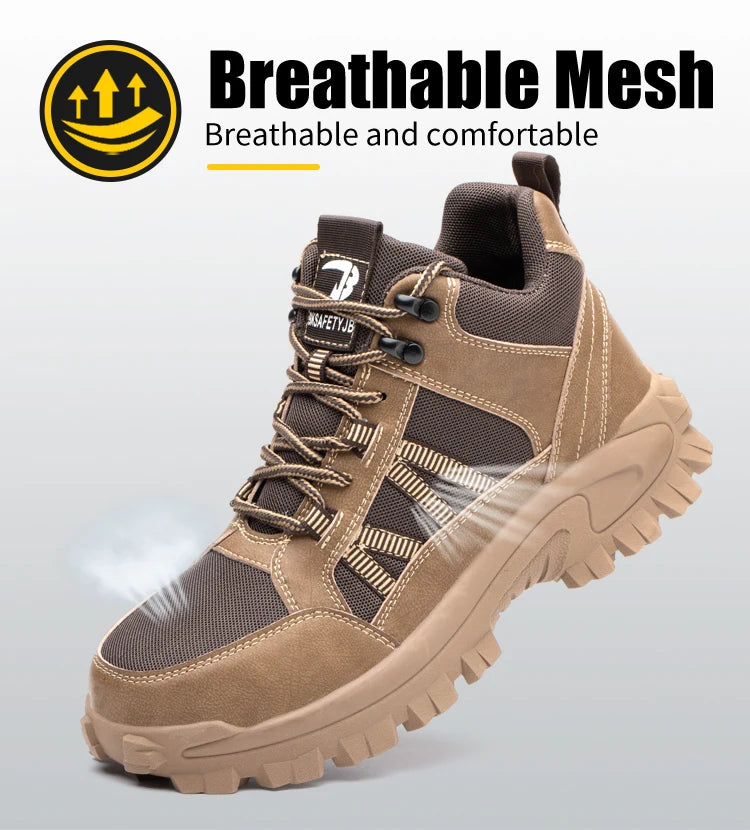 Indestructible Steel Toe Work Sneakers: Puncture-Proof, Safe Shield Tread