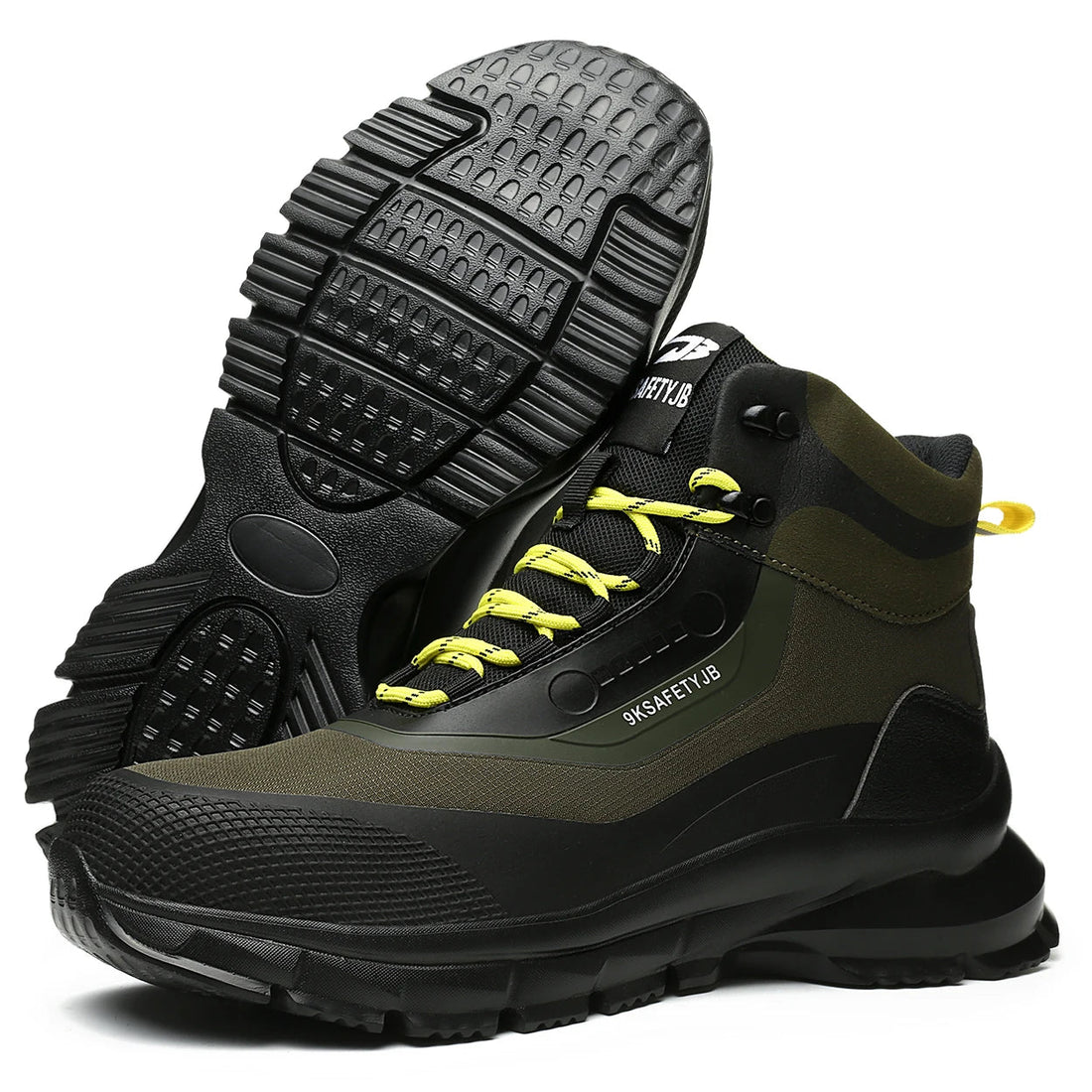 Shieldtread Men’s Steel Toe Safety Sneakers – Waterproof, Puncture-Resistant Hybrid Work Shoes Shield Tread