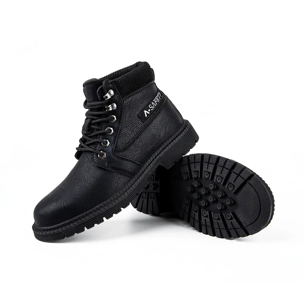 Steel Toe Work Boots Men: Indestructible, Puncture Proof, Leather Shield Tread