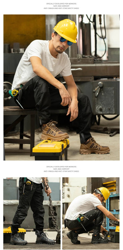 Indestructible Steel Toe Work Sneakers: Puncture-Proof, Safe Shield Tread