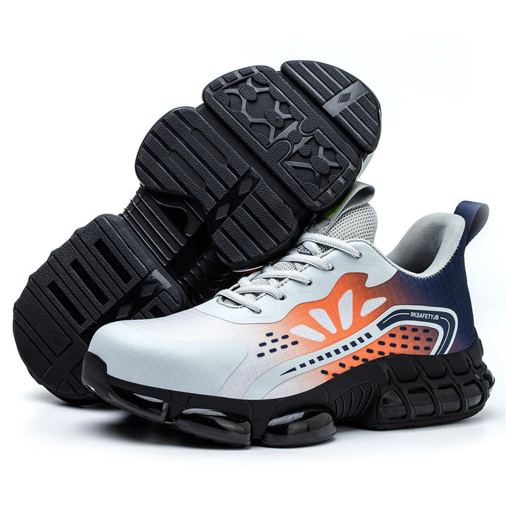 Lace up Eva Mens Fire Proof Working Rubber Outdoor Waterproof Hiking Winter Construction Safety Shoes Men Work Boots Shield Tread