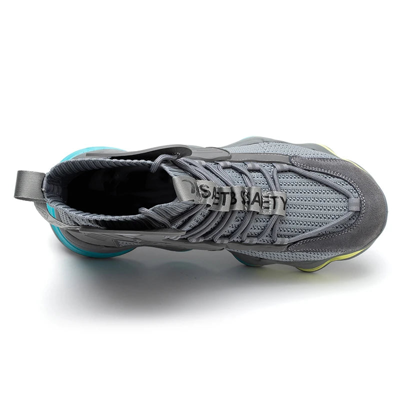 ShieldTread Men’s FlexiGuard™ Atlas Outdoor Safety Shoes – Steel Toe, Waterproof, Slip-Resistant Work & Hiking Sneakers Shield Tread