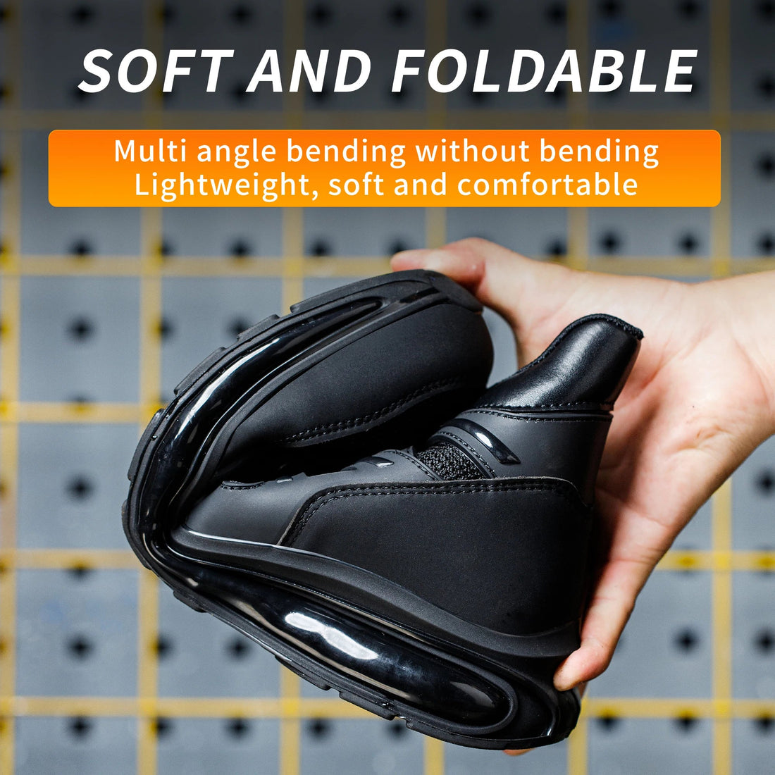 New Arrivals Air Cushion Sole Light Weight Breathable Upper Anti-smashing Metal Non Slip Work Men Steel Toe Safety Shoes Shield Tread