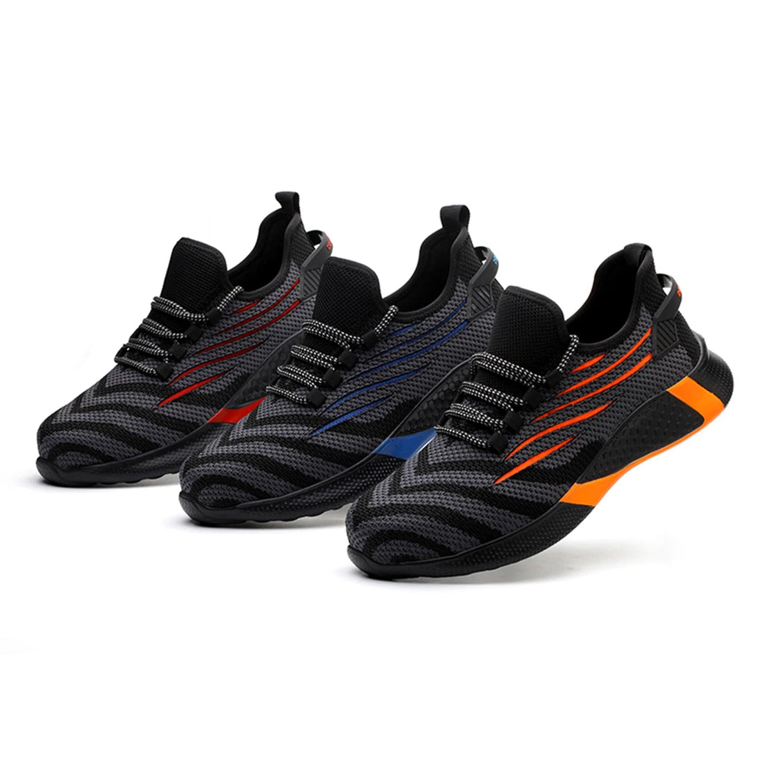 ZP Manufacturer Construction Waterproof Steel Toe Large Size Eu 50 Sport Light Weight Steel Toe Work Womens Safety Shoes for Men Shield Tread