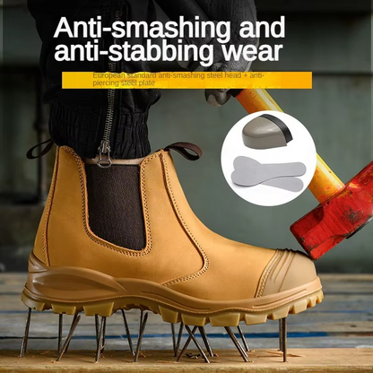 ShieldTread ProForge™ Ironclad: The Ultimate Waterproof Slip On Boots - Shield Tread