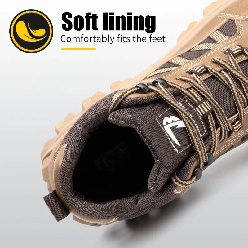 Indestructible Steel Toe Work Sneakers: Puncture-Proof, Safe Shield Tread