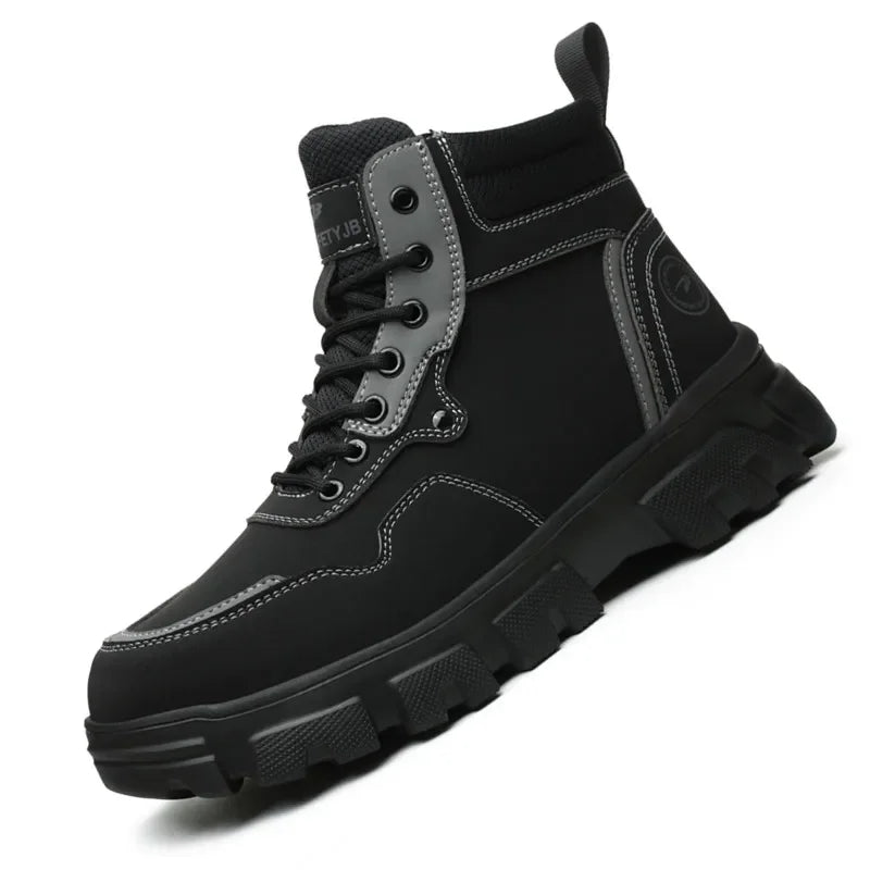 Men's High Top safety Casual Shoes: Comfortable, Durable Shield Tread