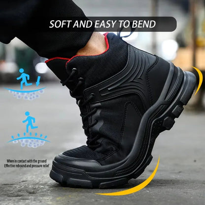 Steel Toe Safety Shoes Men: Lightweight, Smash-Proof, Outdoor Shield Tread