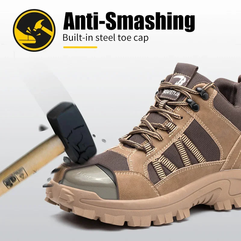 Indestructible Steel Toe Work Sneakers: Puncture-Proof, Safe Shield Tread